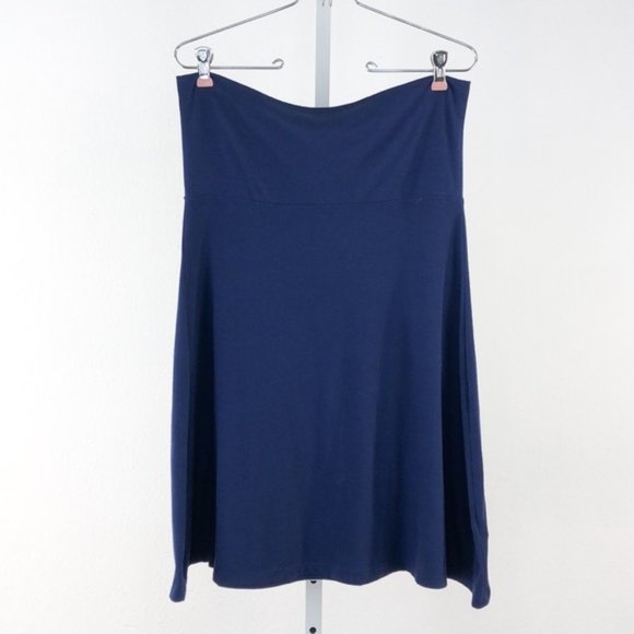 Old Navy Dresses & Skirts - Old Navy Blue Elastic Waist A Line Skirt, Medium